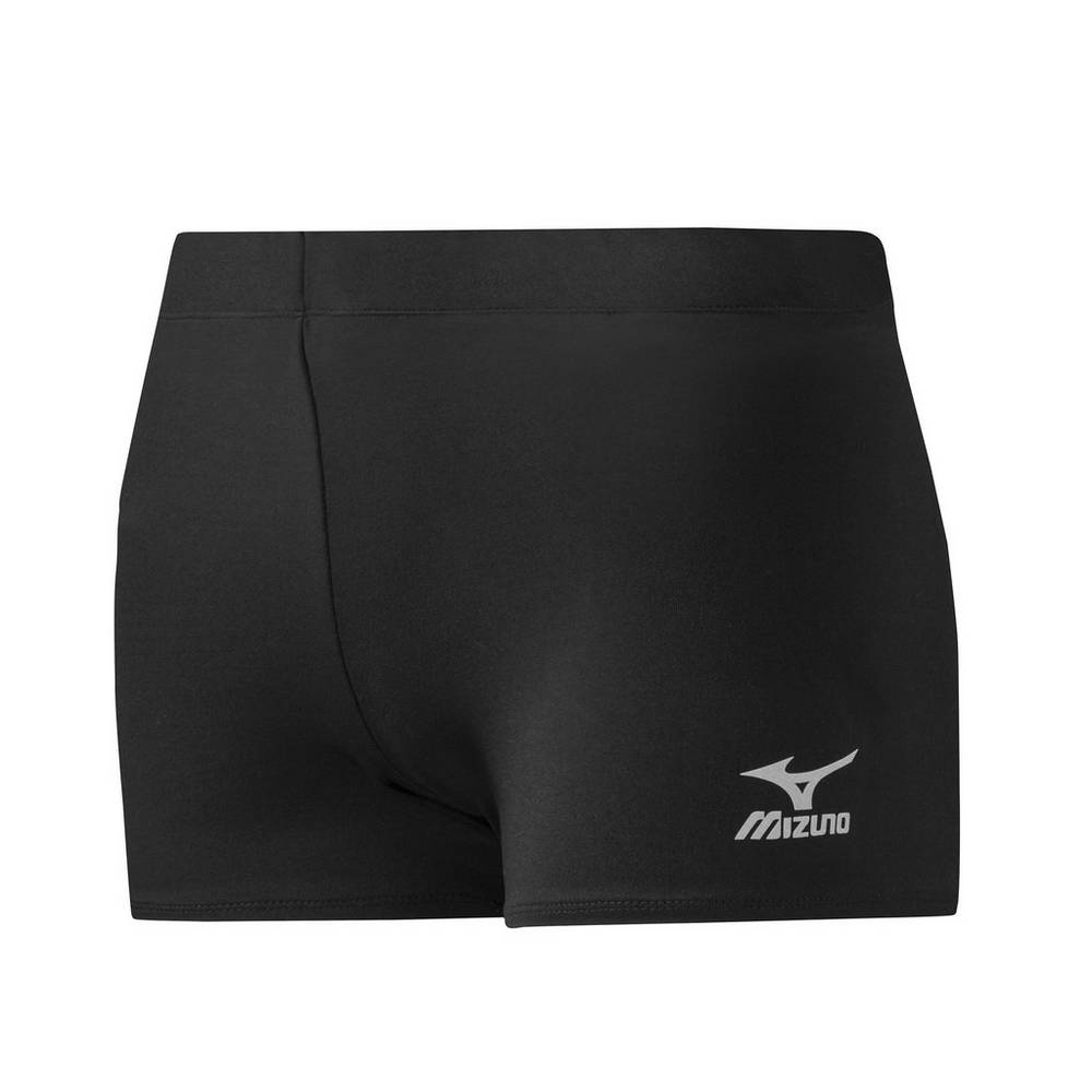 Womens Mizuno Vortex Hybrid Volleyball Shorts Black Philippines (XMZRWI419)